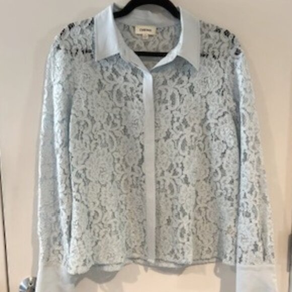 L'AGENCE Maia Lace Blouse - Picture 1 of 6